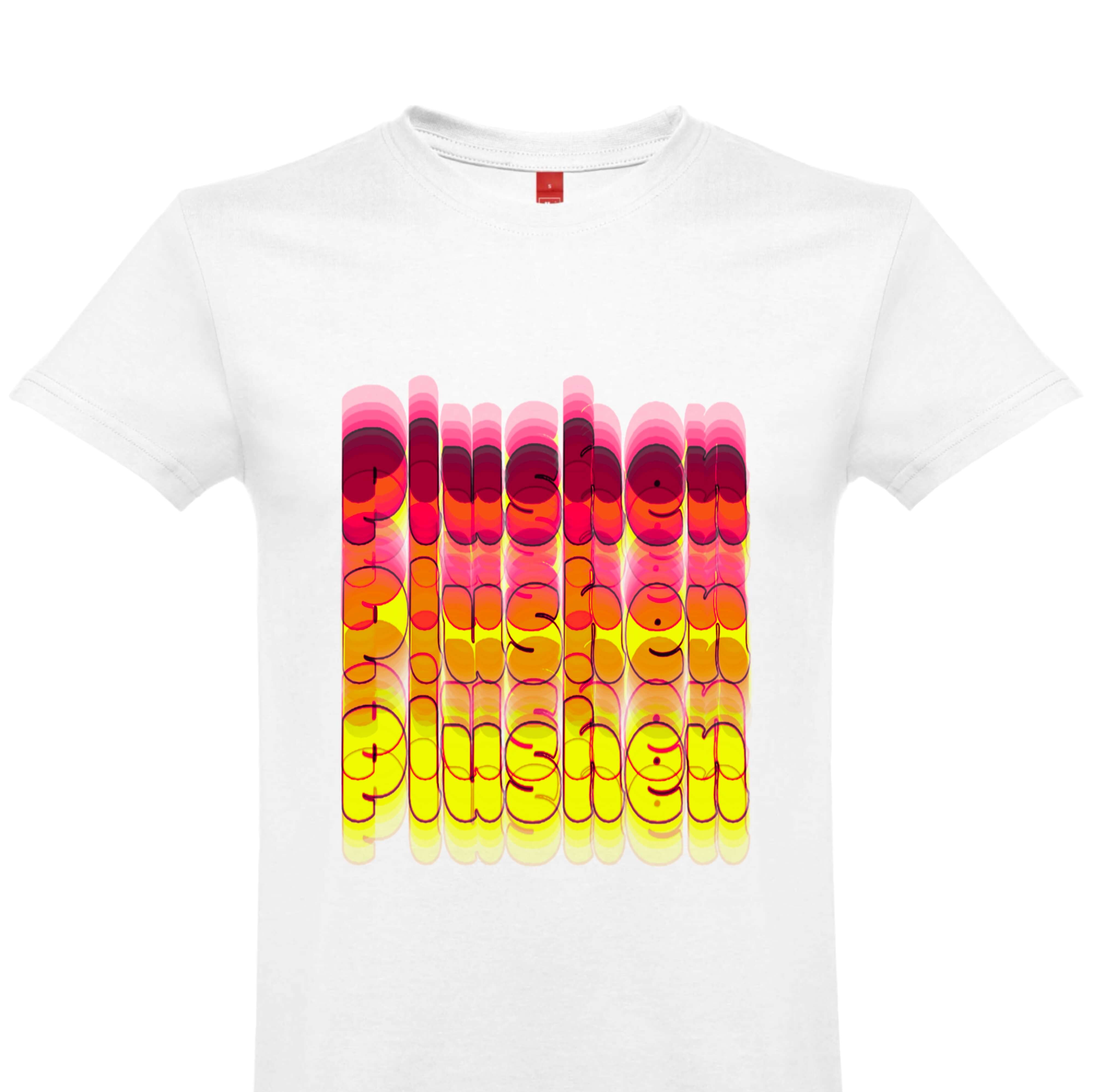 Бяла Премиум Унисекс Тениска Plushen Оригинал 100% Еко Памук - Колекция 2026
White Premium Unisex T-Shirt Plushen Original 100% Eco Cotton - Collection 2026