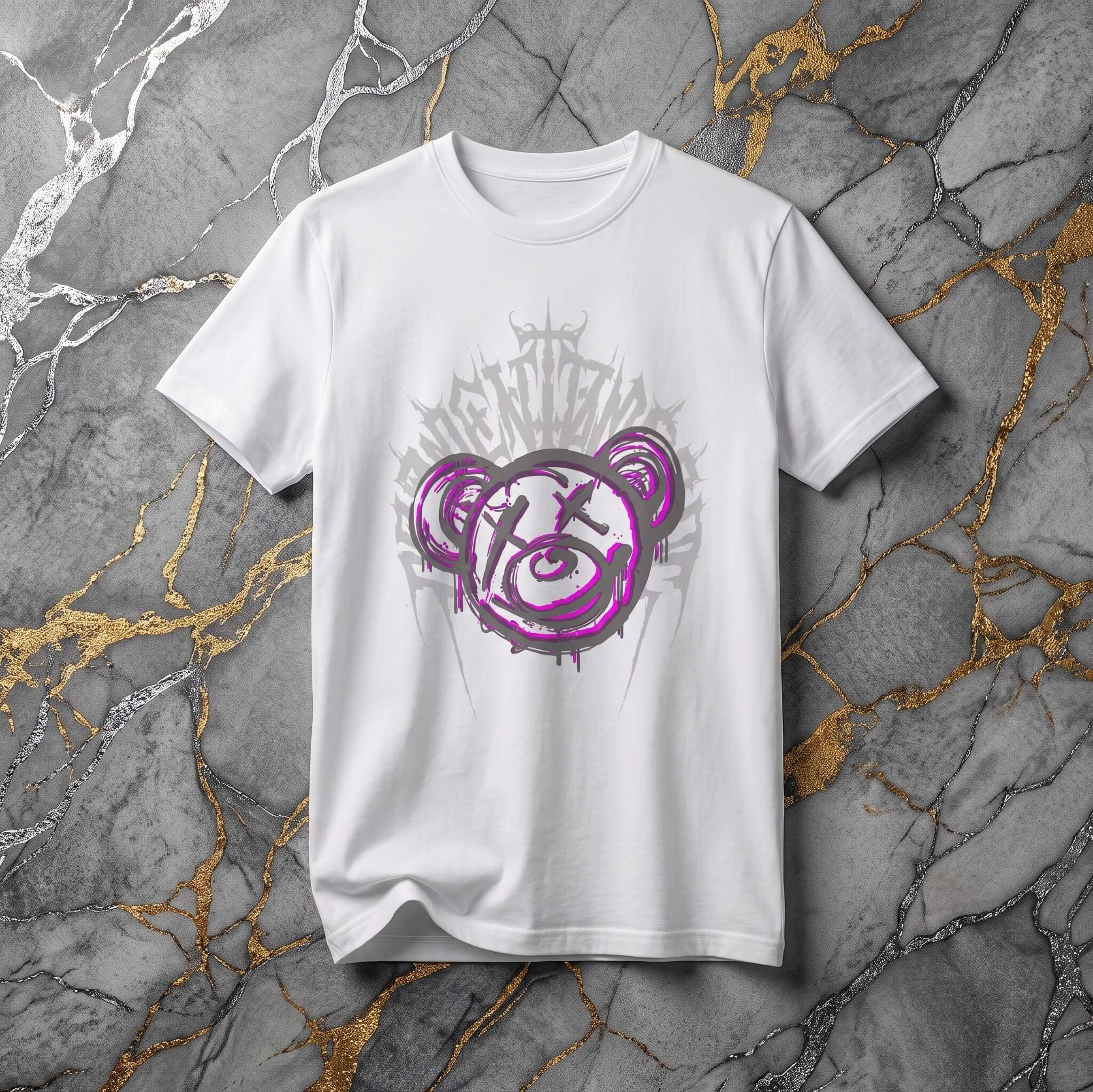 Черна Унисекс Премиум Тениски Plushen 100% Еко Памук Сито Печат Black Unisex Premium T-Shirt Plushen 100% Eco Cotton Screen Print