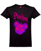 Черна Унисекс Премиум Тениски Bad Plushen Bear 100% Еко Памук Сито Печат Black Unisex Premium T-Shirt Plushen 100% Eco Cotton Screen Print