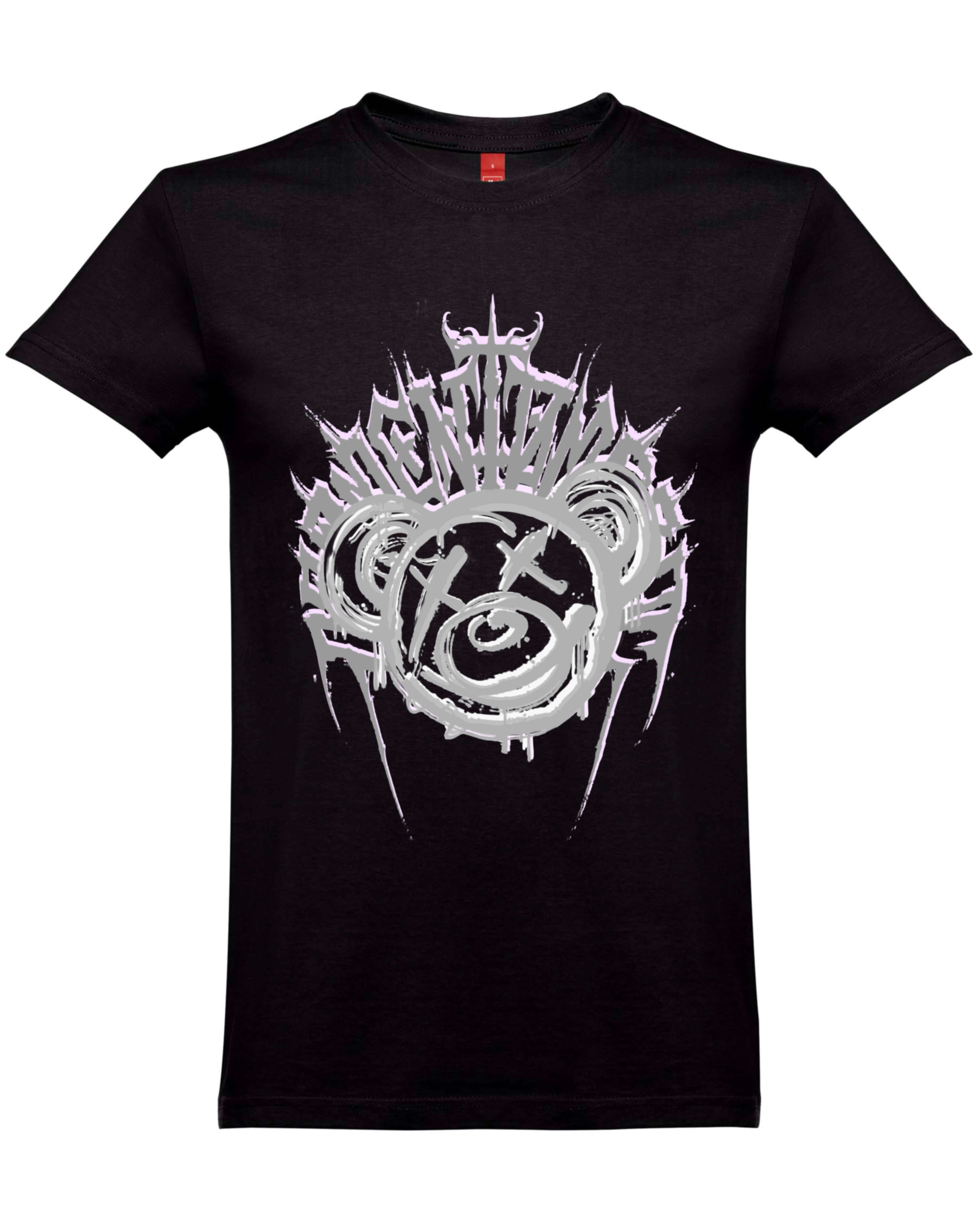 Черна Унисекс Премиум Тениски Plushen 100% Еко Памук Сито Печат Black Unisex Premium T-Shirt Plushen 100% Eco Cotton Screen Print