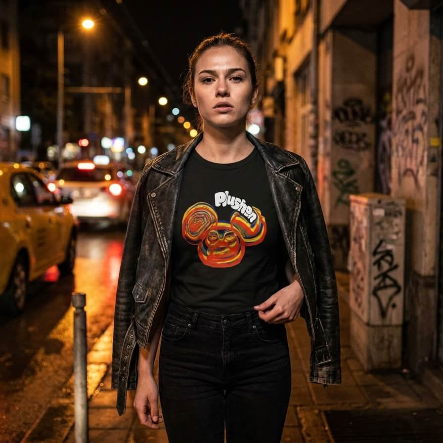 Унисекс Премиум Тениски Plushen 100% Еко Памук Сито Печат Unisex Premium T-Shirt Plushen 100% Eco Cotton Screen Print