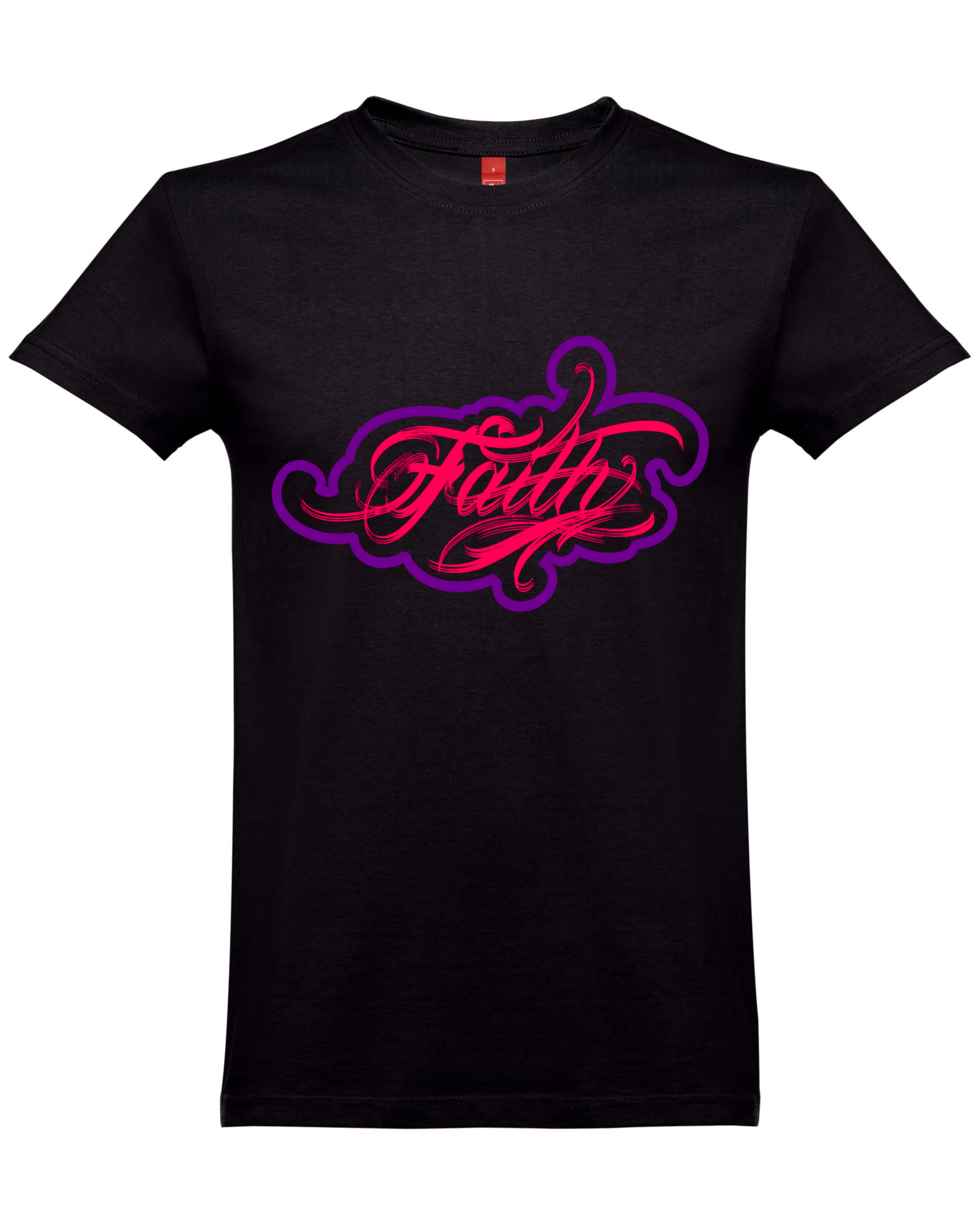 Унисекс Черна Премиум Тениска Съдба 100% Еко Памук - Unisex Black Premium T-Shirt Plushen Faith Колекция 2026 T-shirt 100% Eko Cotton