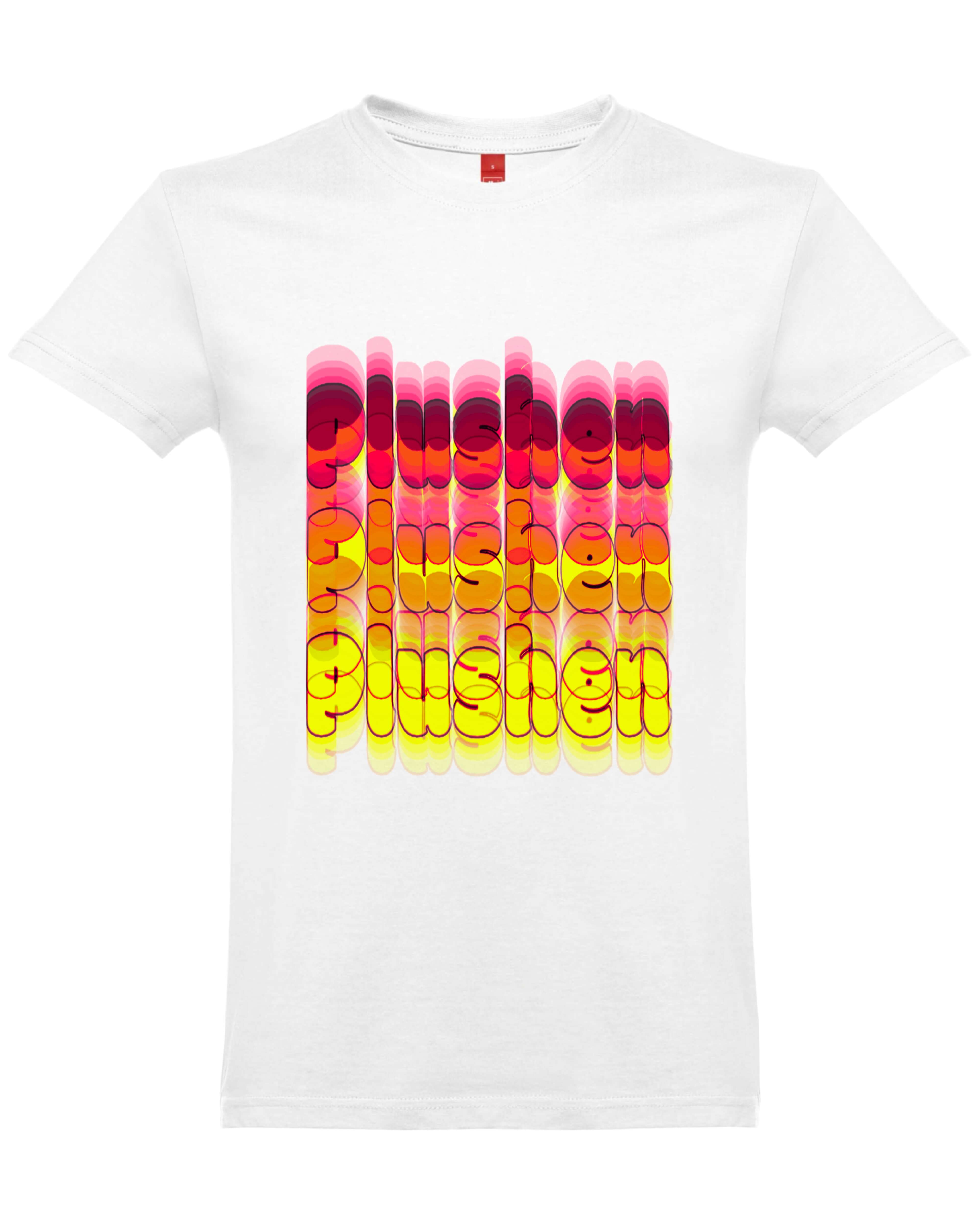 Бяла Премиум Унисекс Тениска Plushen Оригинал 100% Еко Памук - Колекция 2026 
White Premium Unisex T-Shirt Plushen Original 100% Eco Cotton - Collection 2026