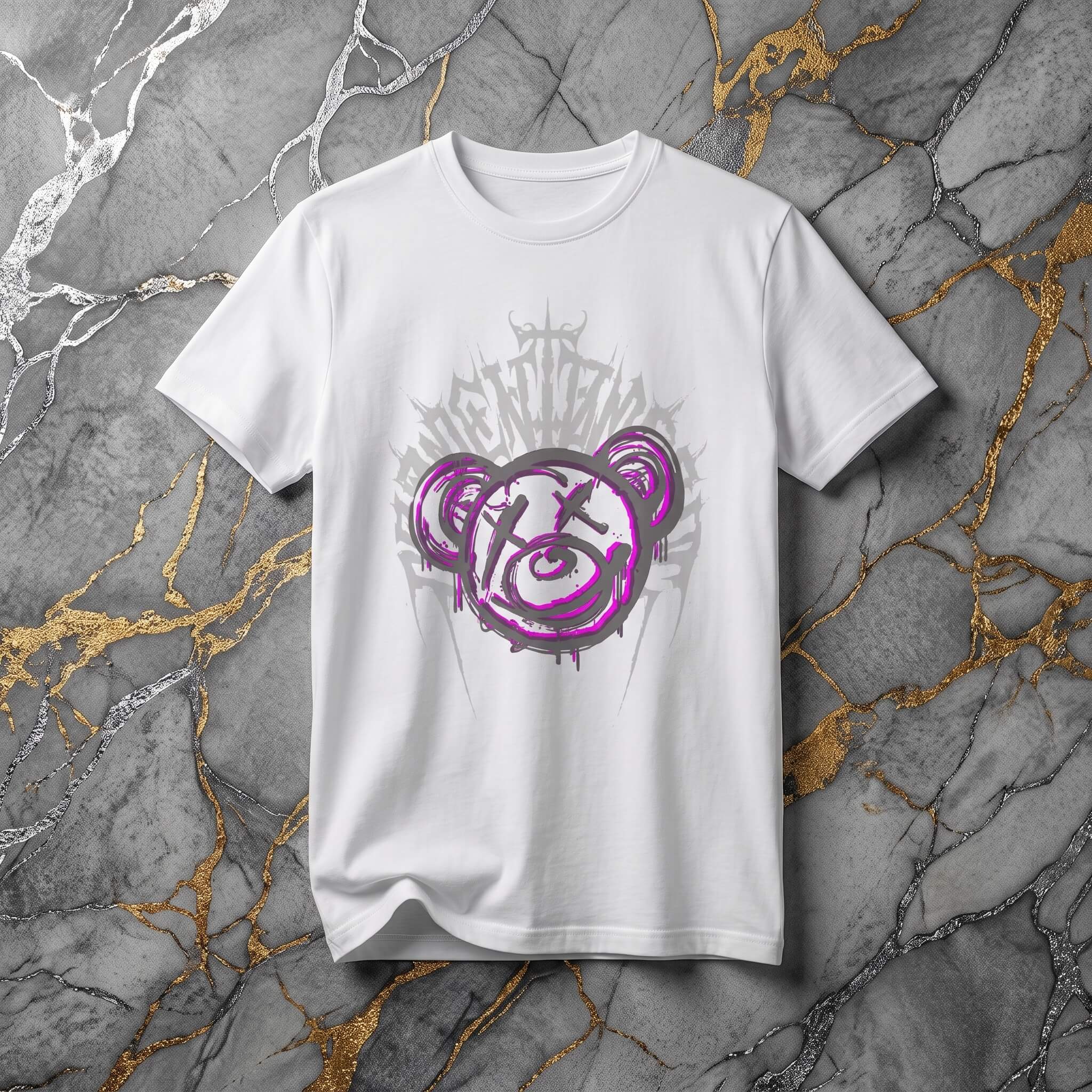 Черна Унисекс Премиум Тениски Plushen 100% Еко Памук Сито Печат Black Unisex Premium T-Shirt Plushen 100% Eco Cotton Screen Print