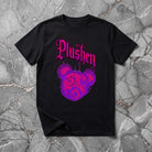 Черна Унисекс Премиум Тениски Bad Plushen Bear 100% Еко Памук Сито Печат Black Unisex Premium T-Shirt Plushen 100% Eco Cotton Screen Print