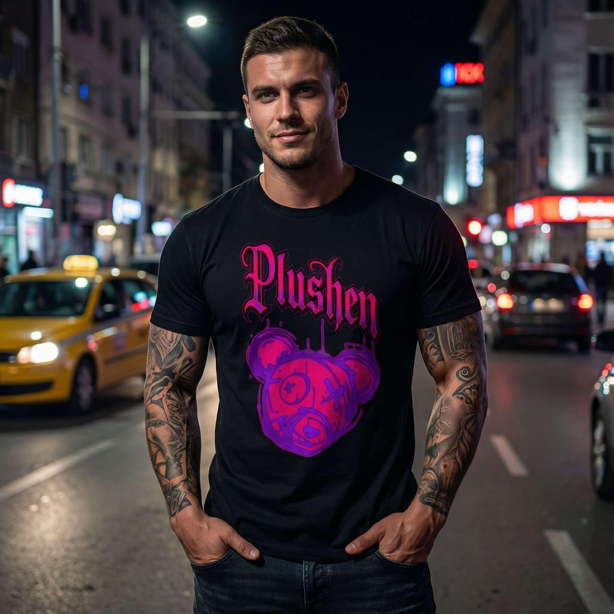 Тениска BAD Plushen Bear - Plushen - Plushen - Back in Stock, low-stock, Колекция 2026 - 22.00